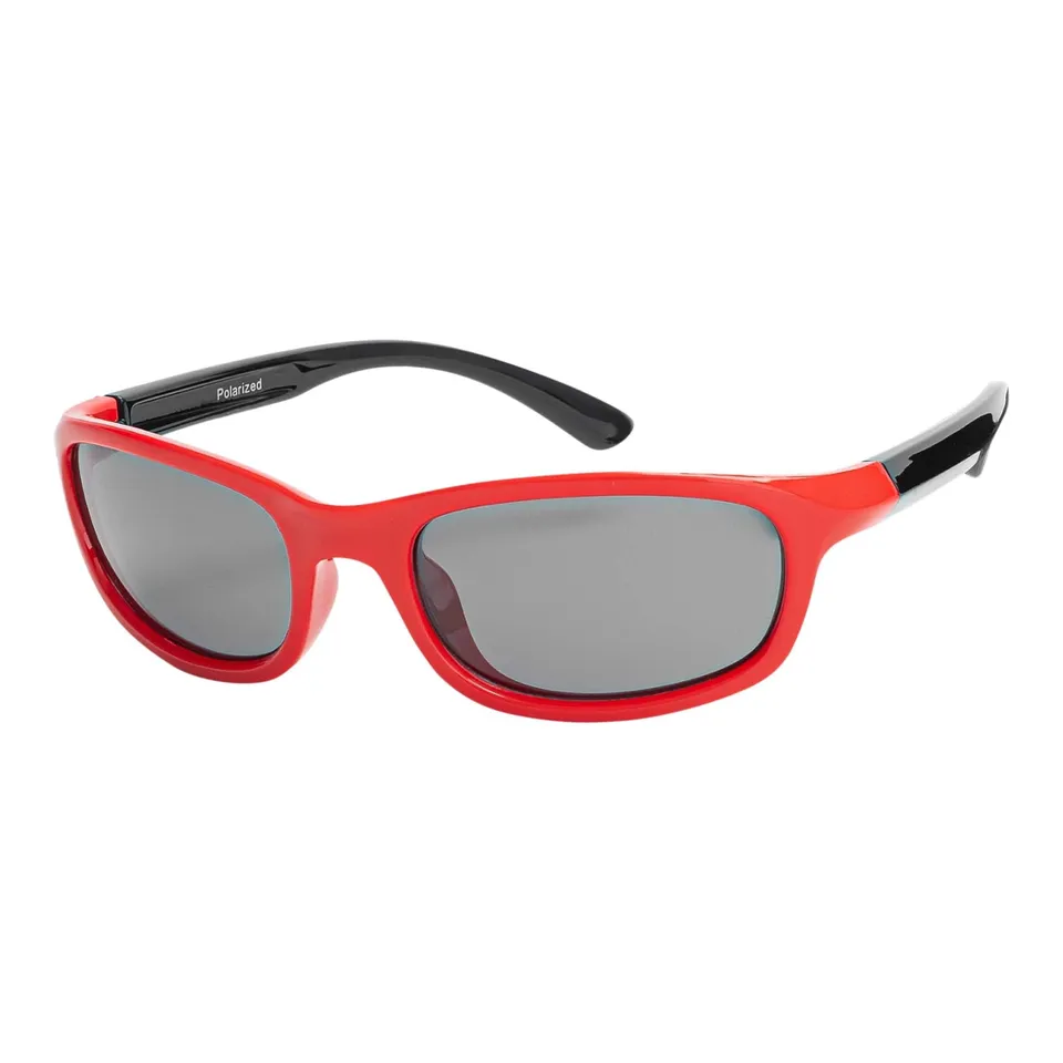 BEZLIT Sport Kinder Sonnenbrille Rot-Schwarz rutschfest UV400