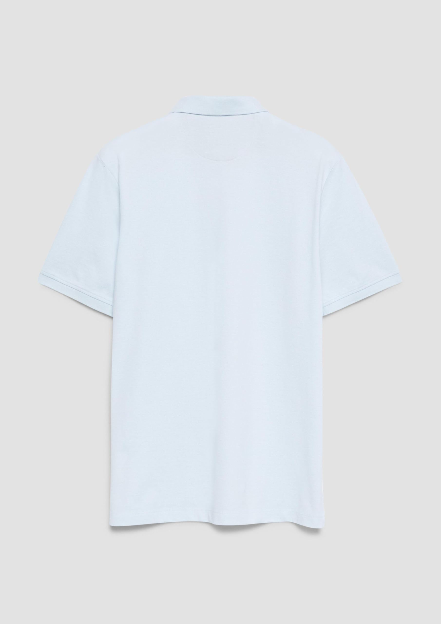 s.Oliver RED LABEL Polo-Shirt Baumwolle blassblau kurzarm