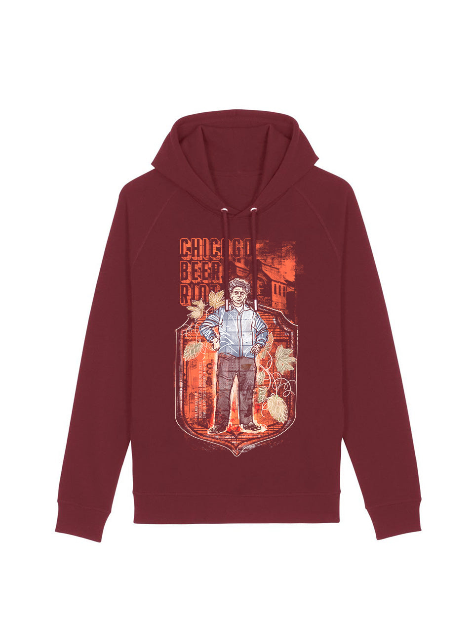 dna merch Lagerbieraufstand Hoodie schwarz Chicago 1855