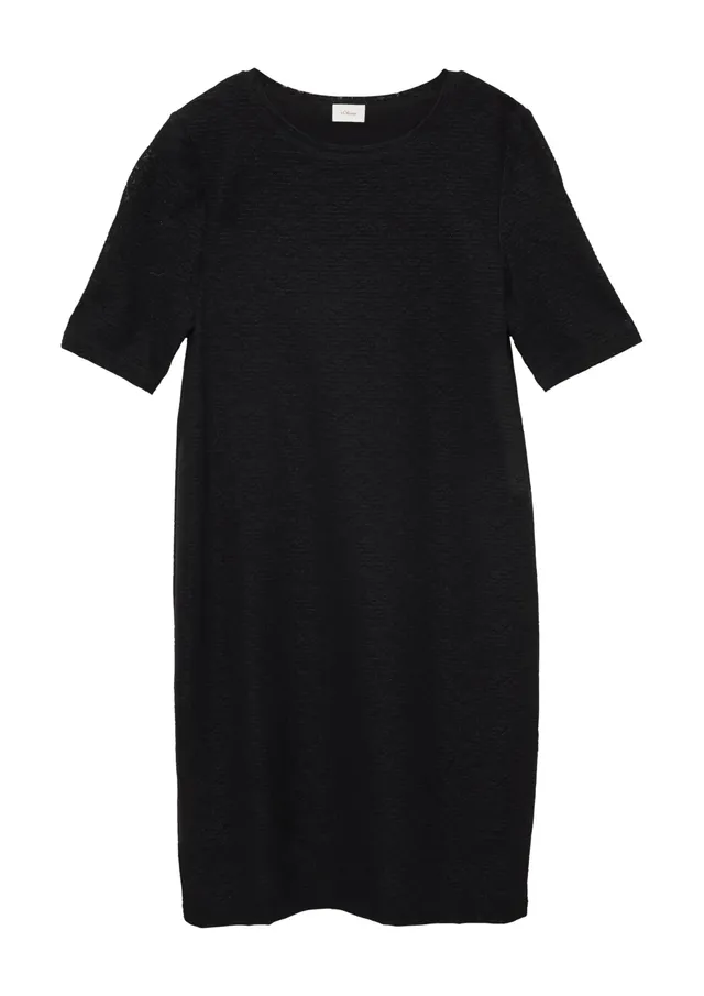 s.Oliver Spitzenkleid schmal 158 Schwarz für Mädchen