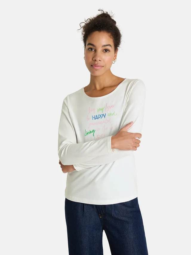Lieblingsstück CellyL Longsleeve offwhite Baumwolle