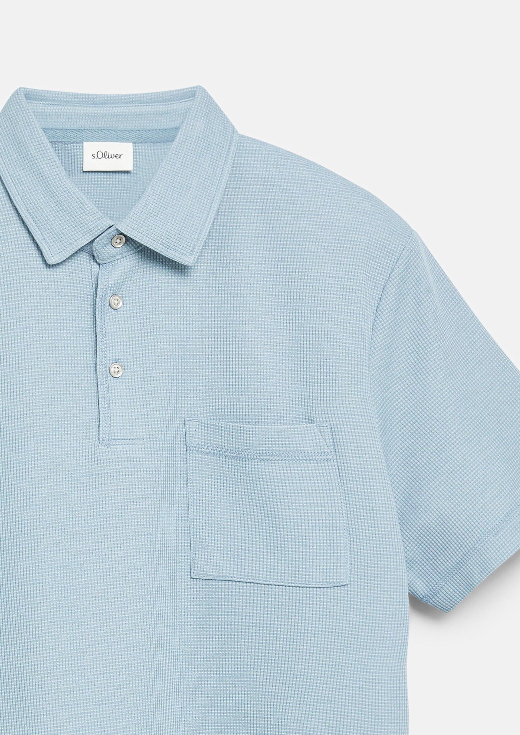 s.Oliver Herren Polo-Shirt Regular Fit Gr. XL strukturiert