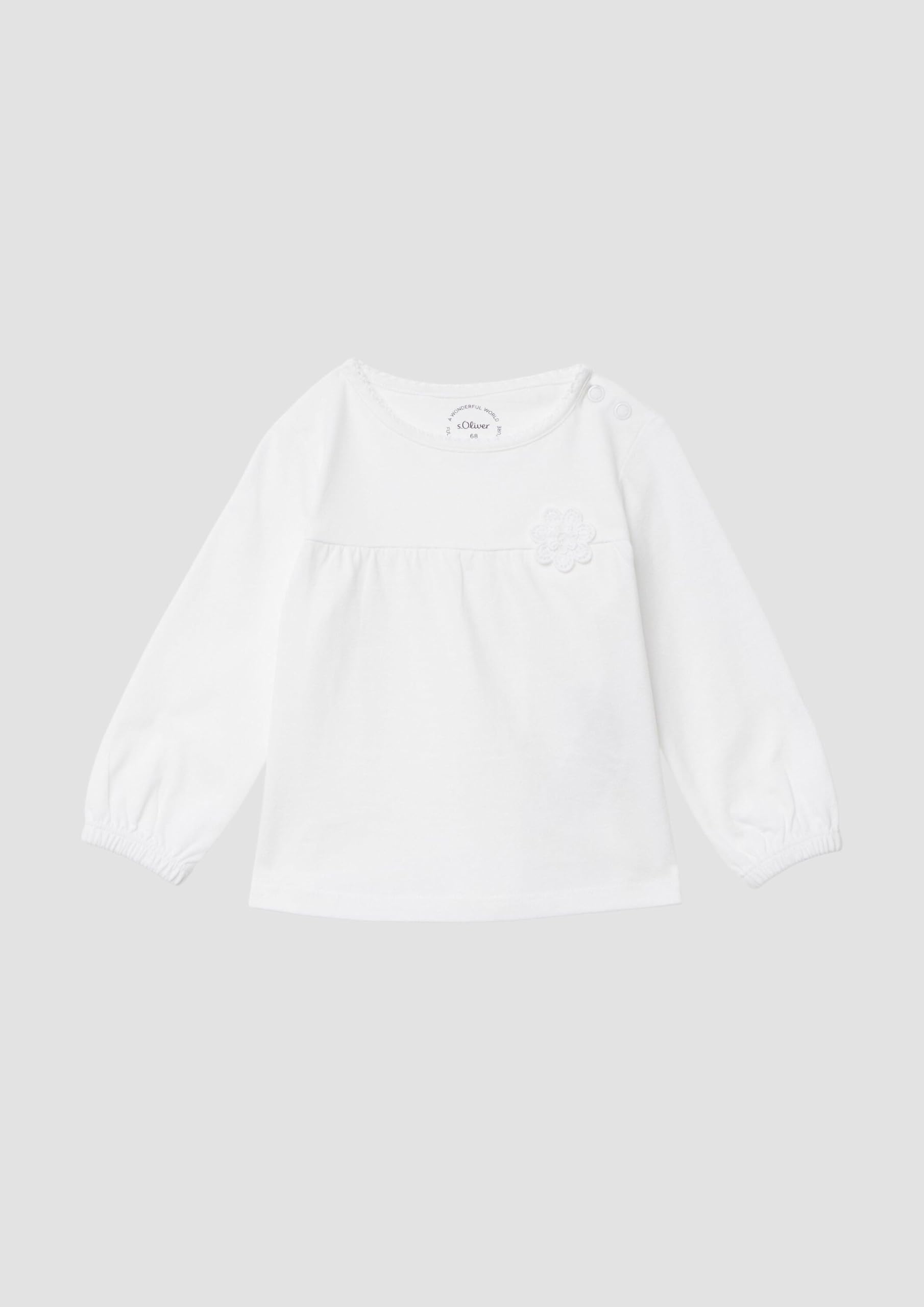 s.Oliver Junior Langarmshirt A-Shape Applikation Gr.92