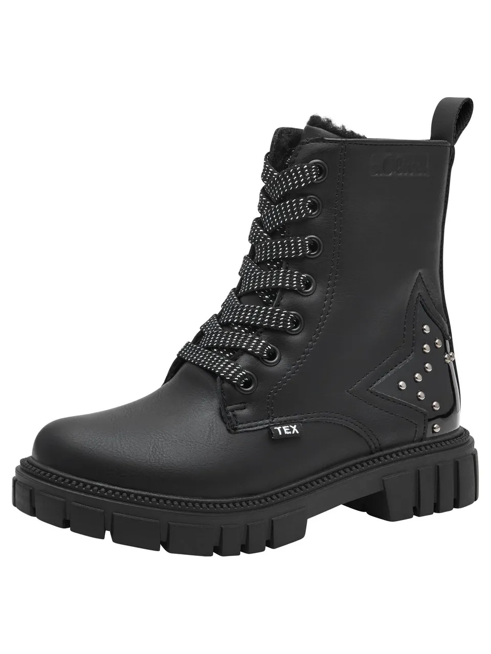 s.Oliver WL Lace Boot 5-46200-43 Schneestiefel 32 Schwarz warm