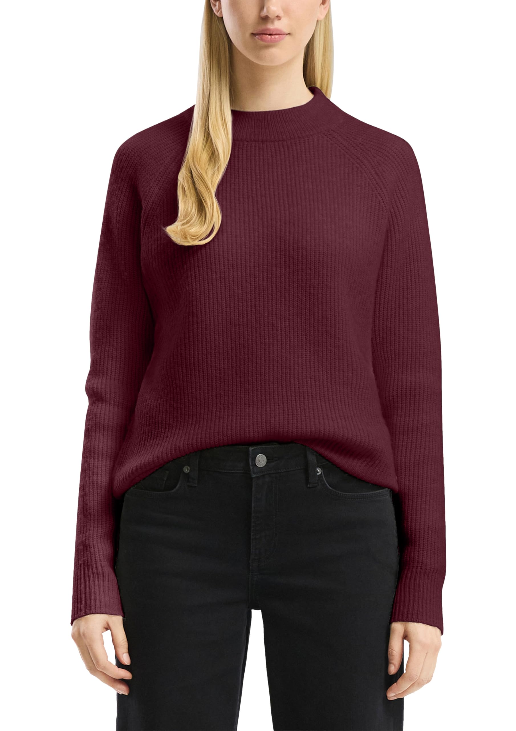 s.Oliver QS Crêpebluse mit Turn-up-Ärmel Bluse Gr. 40 leicht