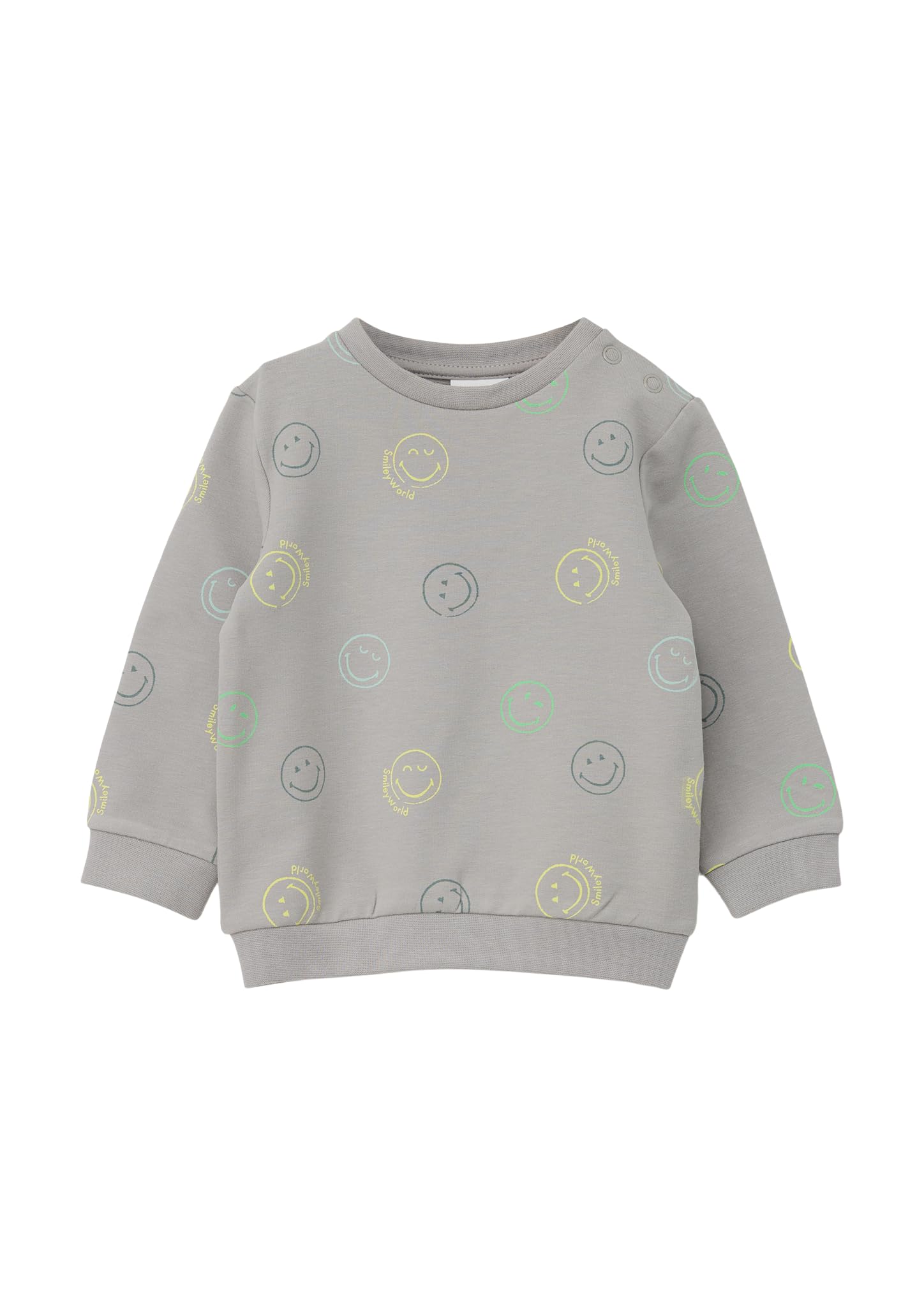 s.Oliver 2142743 Sweatshirt 86 Grau Alloverprint