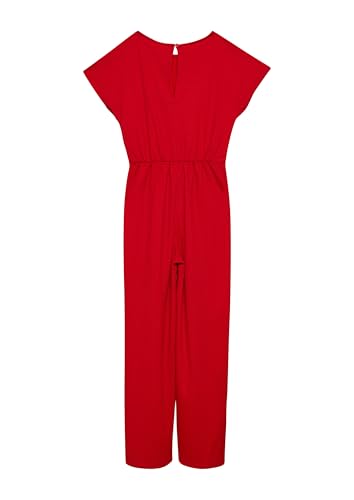 s.Oliver Junior Jumpsuit Wide Leg Gr. 170 Rot Crêpe