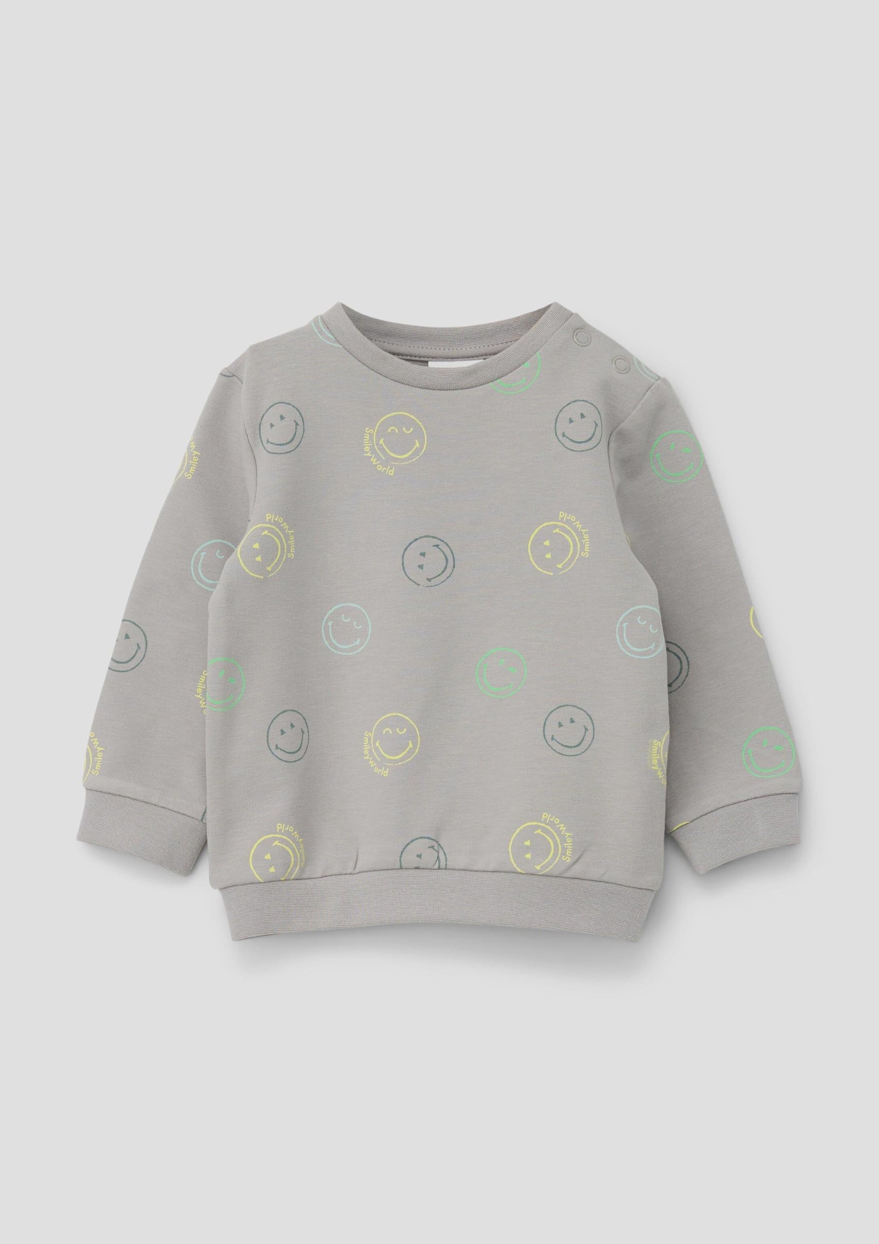 s.Oliver 2142743 Sweatshirt 86 Grau Alloverprint