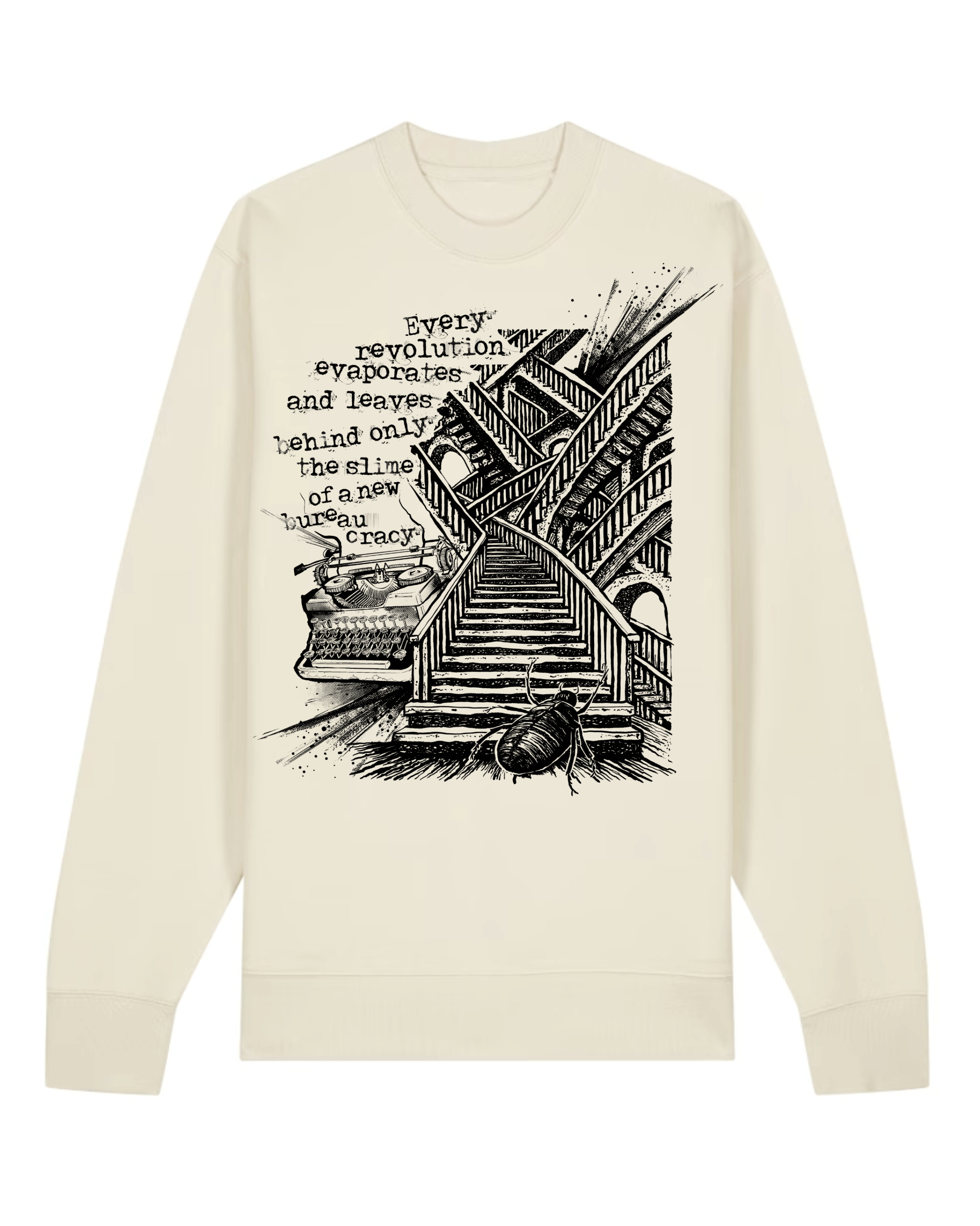 dna merch Die Verwandlung Kafka Rundhalspullover Stone Bio