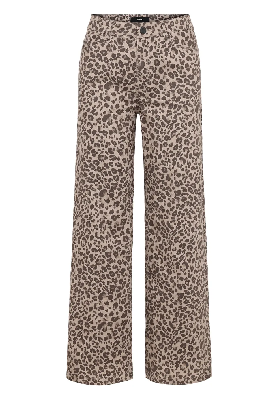 zero Leo-Hose mit weitem Bein Hose 40 Beige Brown