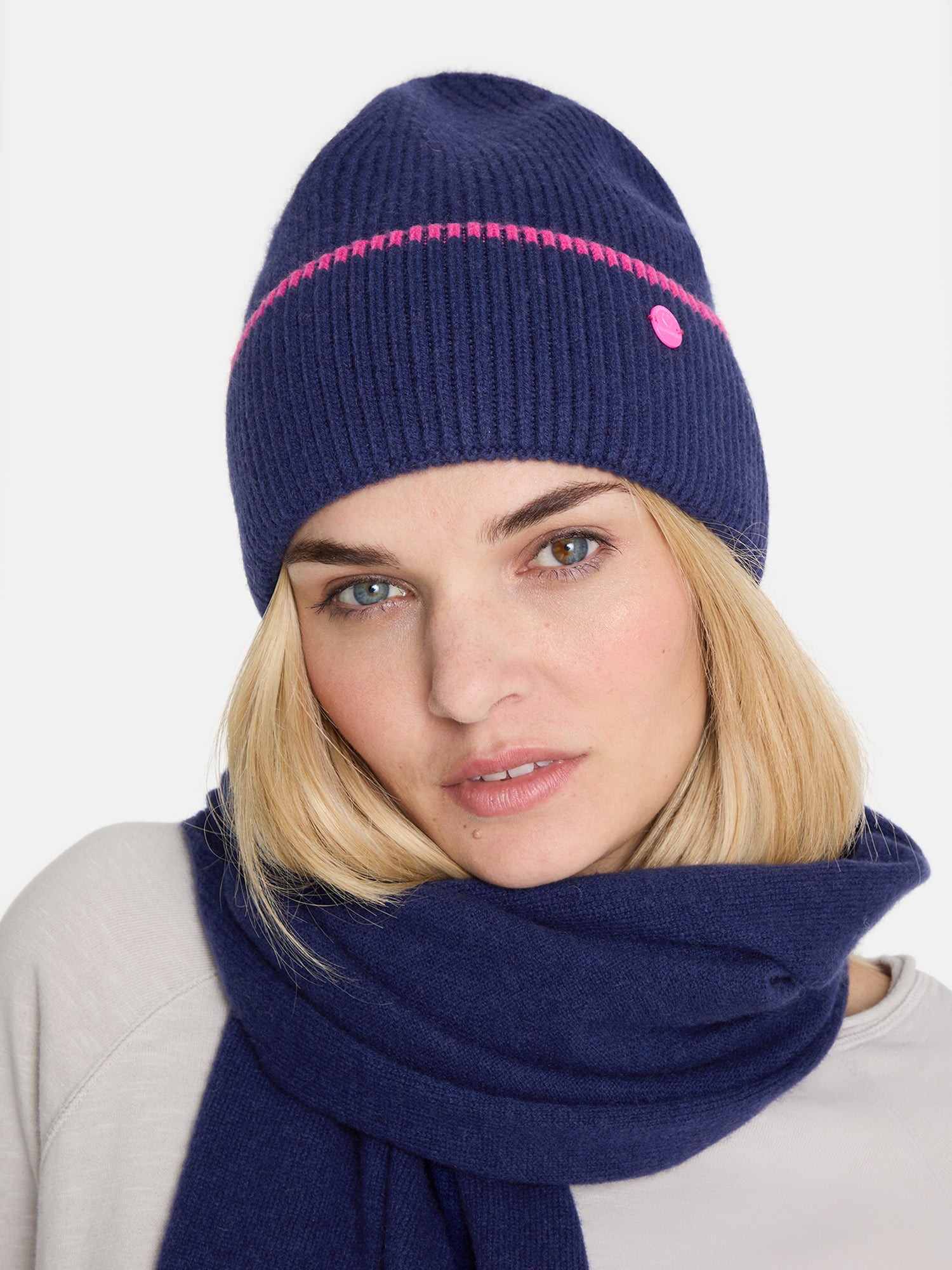Lieblingsstück Sweet Heart Mütze Wolle beige Herz