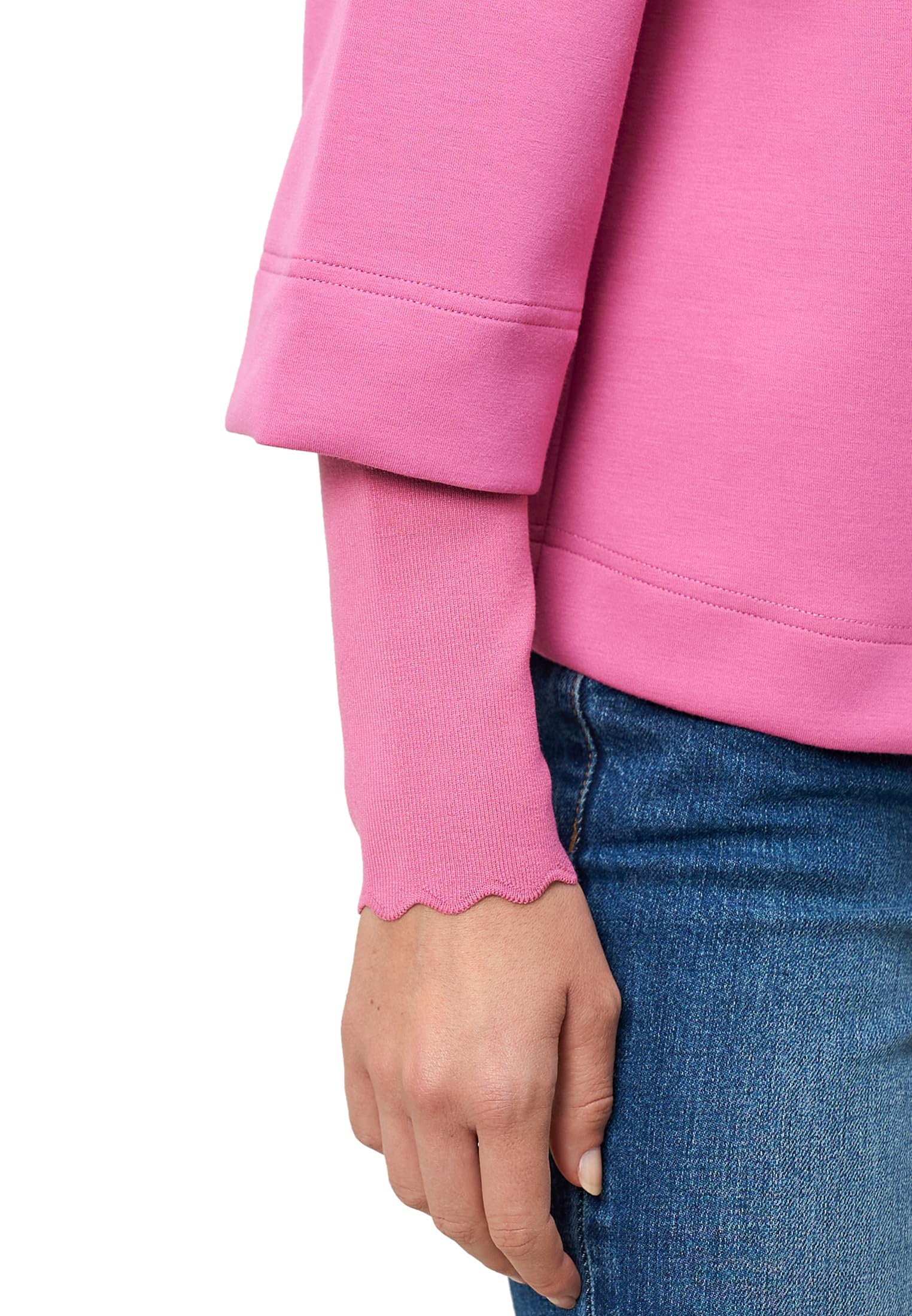 zero Sweatshirt weite Ärmel Damen Raspberry Gr. 38