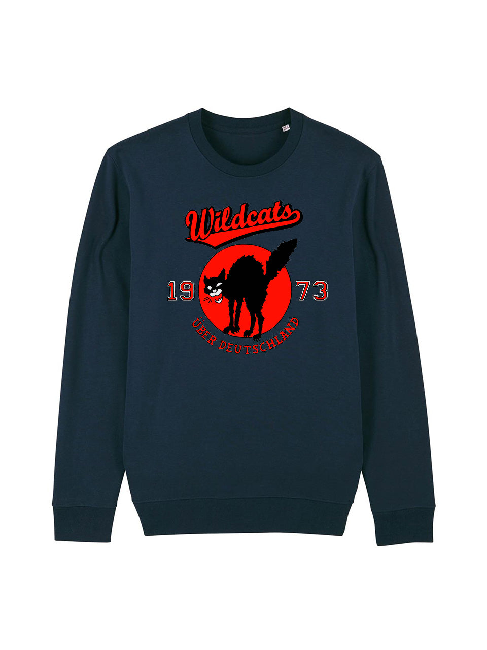 dna merch Wildcats Wilde Streiks 1973 Rundhalspullover schwarz