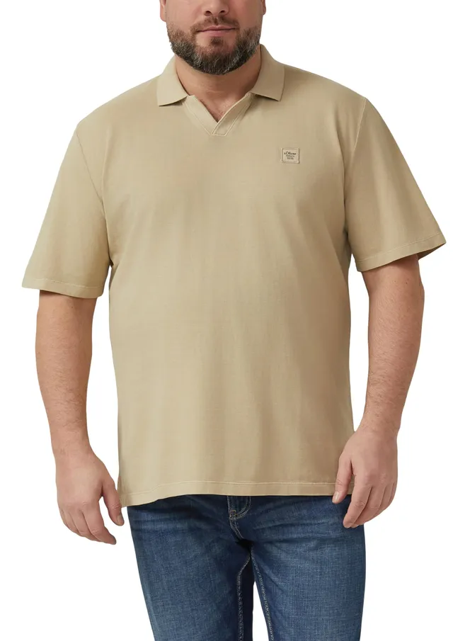 s.Oliver Regular Fit Polo-Shirt Pikée Garment Dye