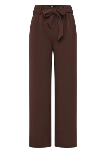 zero Hose mit Stoffgürtel Gr.40 Chicory Coffee