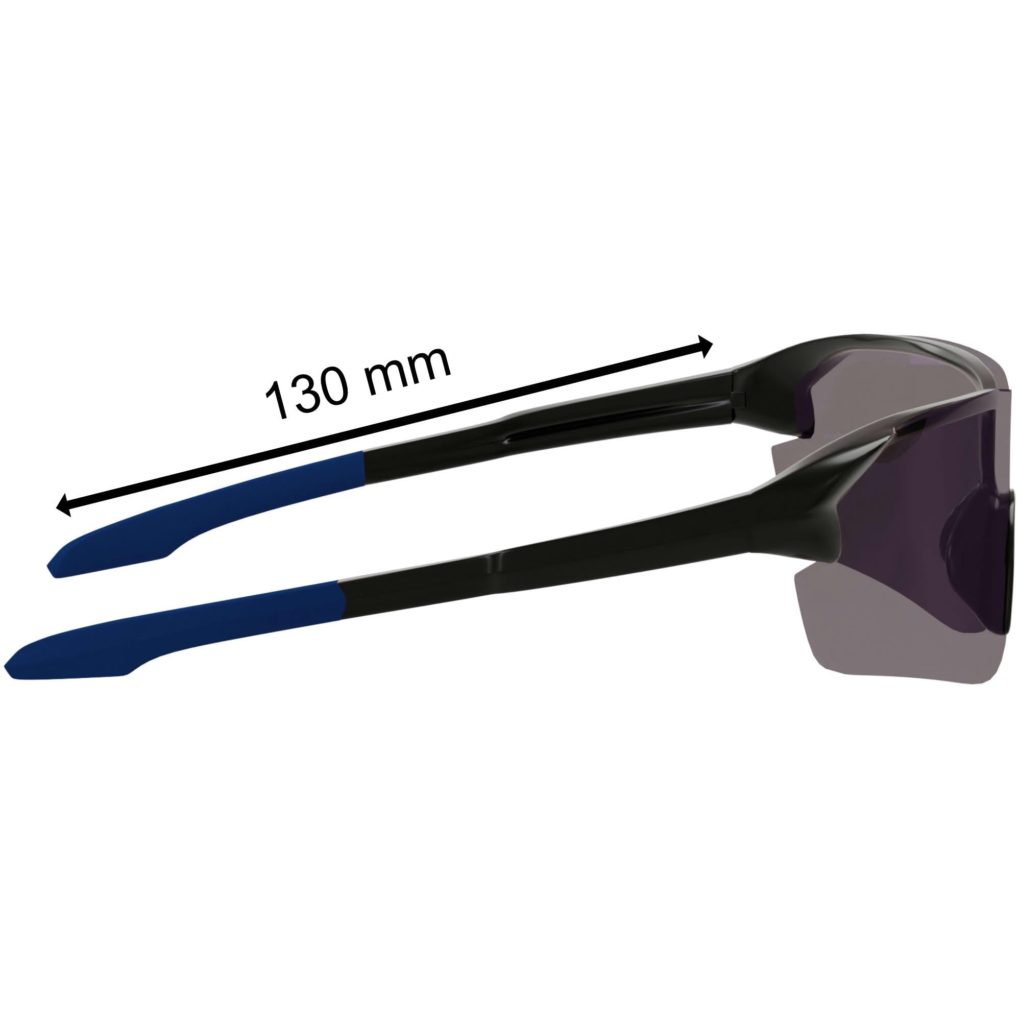 BEZLIT Sport Shield Sonnenbrille Black Blue polarisiert