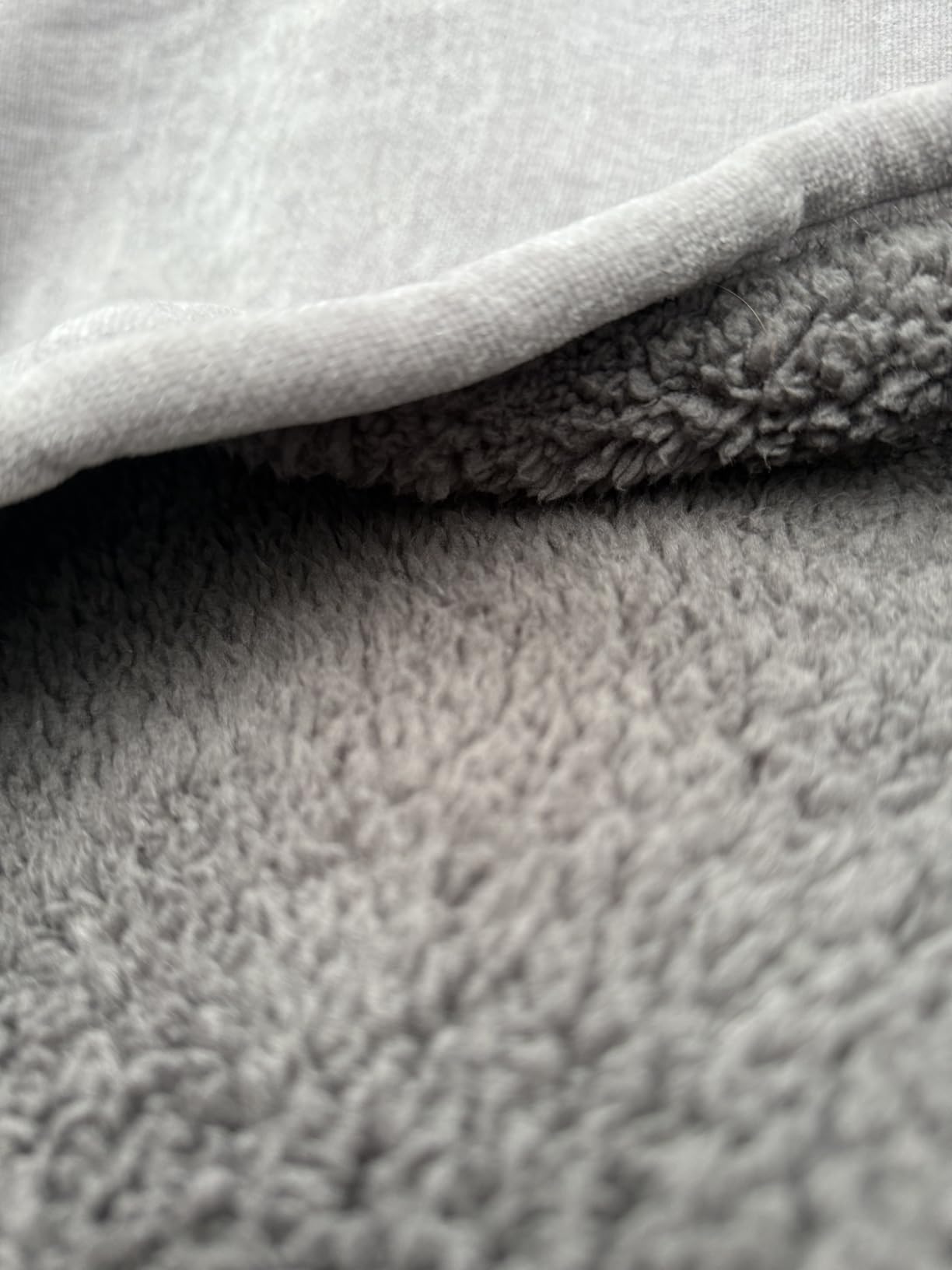 s.Oliver Lounge Hoodie Polyesterflausch grau Einheitsgröße