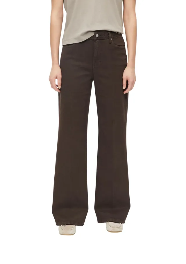 s.Oliver Suri High Rise Wide Fit Jeans Schwarz
