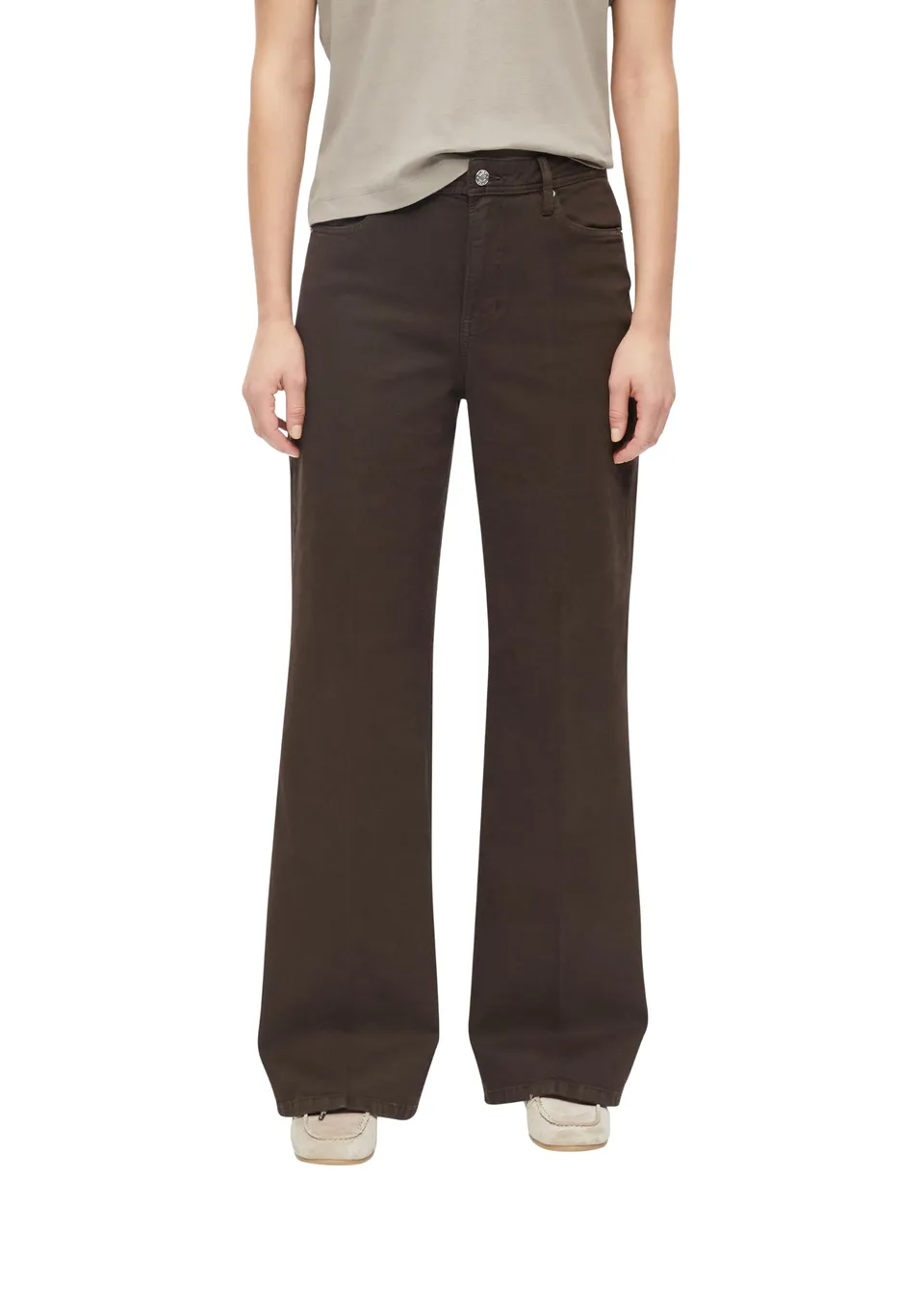 s.Oliver Suri High Rise Wide Fit Jeans Schwarz