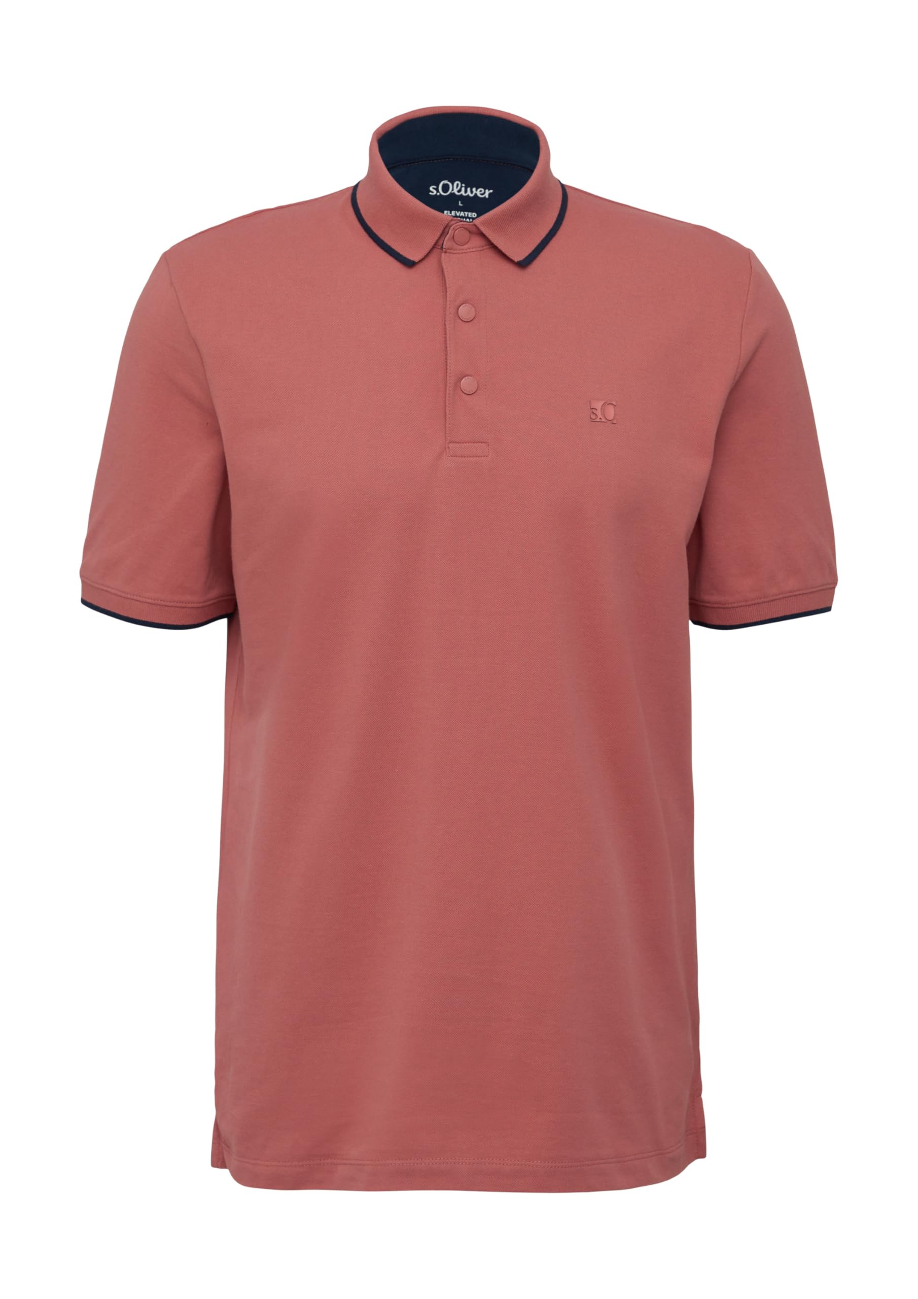 s.Oliver RED LABEL Poloshirt L rosa aus Pikée