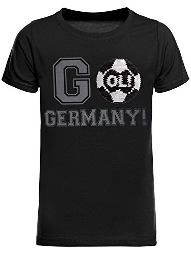 BEZLIT GO Germany Jungen T-Shirt Wendepailletten 116 Baumwolle