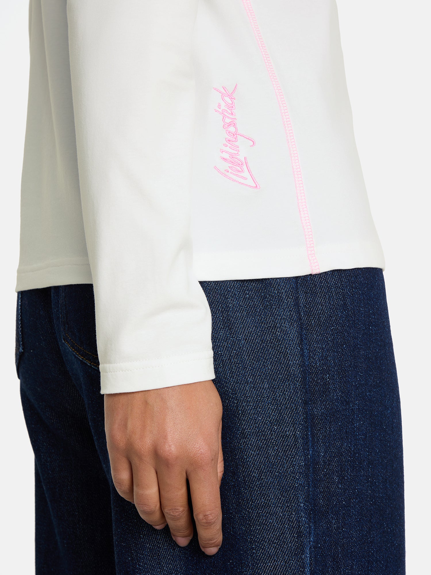 Lieblingsstück CellyL Longsleeve offwhite Baumwolle