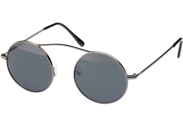 BEZLIT Herren Sonnenbrille Rundglas Grau Kat.3 Metall