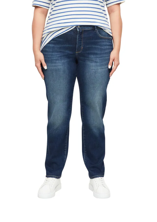 s.Oliver Red Label Mid Rise Slim Jeans Gr. 50 dunkelblau
