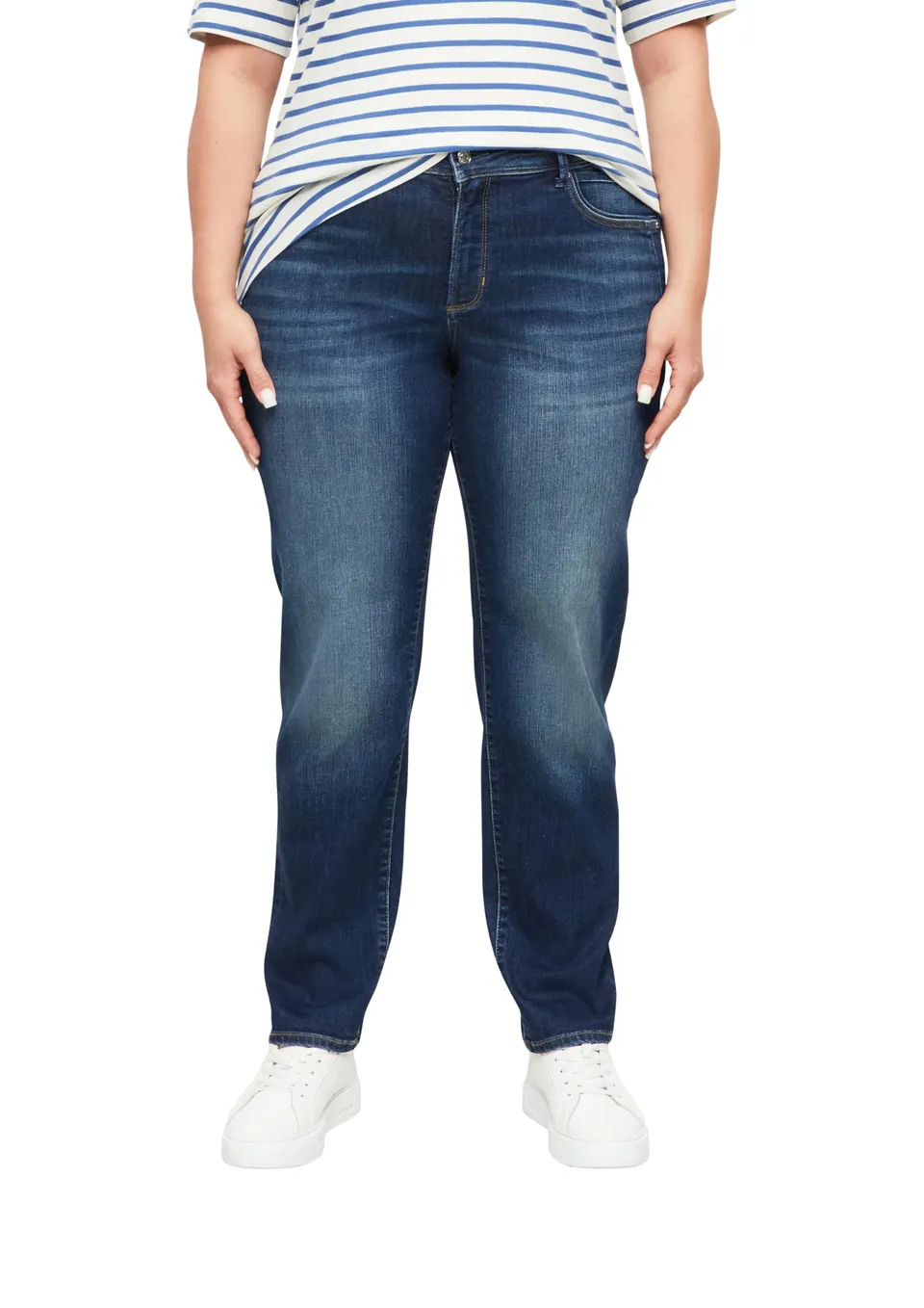 s.Oliver Red Label Mid Rise Slim Jeans Gr. 50 dunkelblau