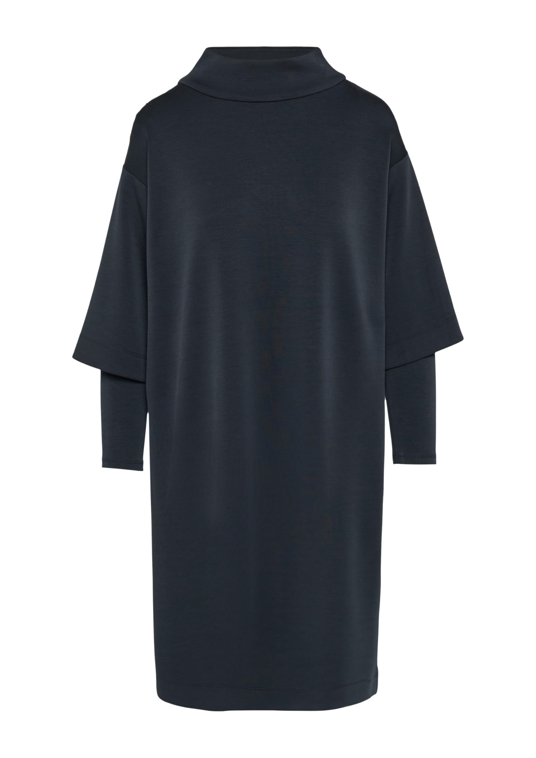 s.Oliver Junior Scuba-Kleid Layer Stehkragen Schwarz