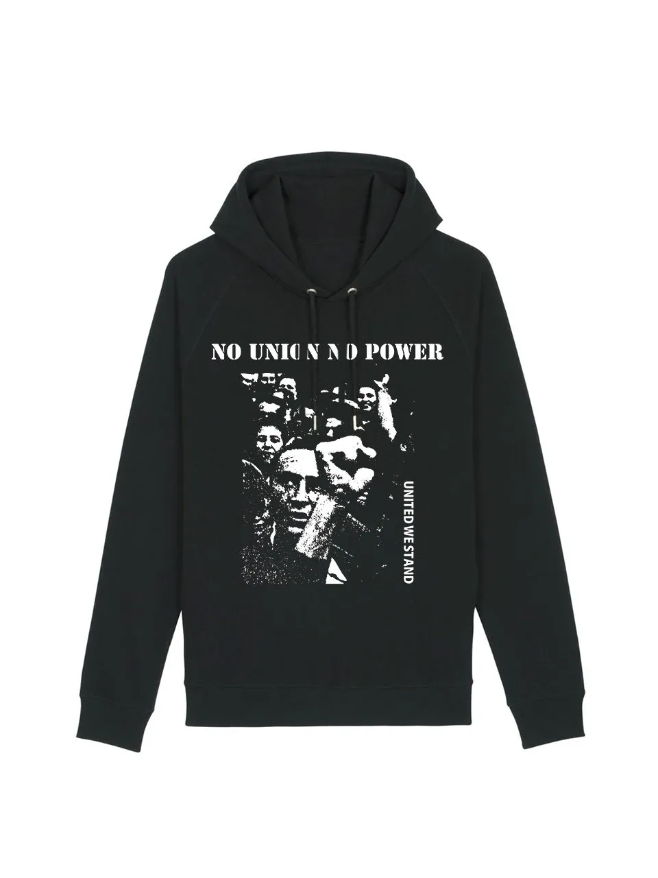 dna merch No Union No Power Hoodie Bio-Baumwolle