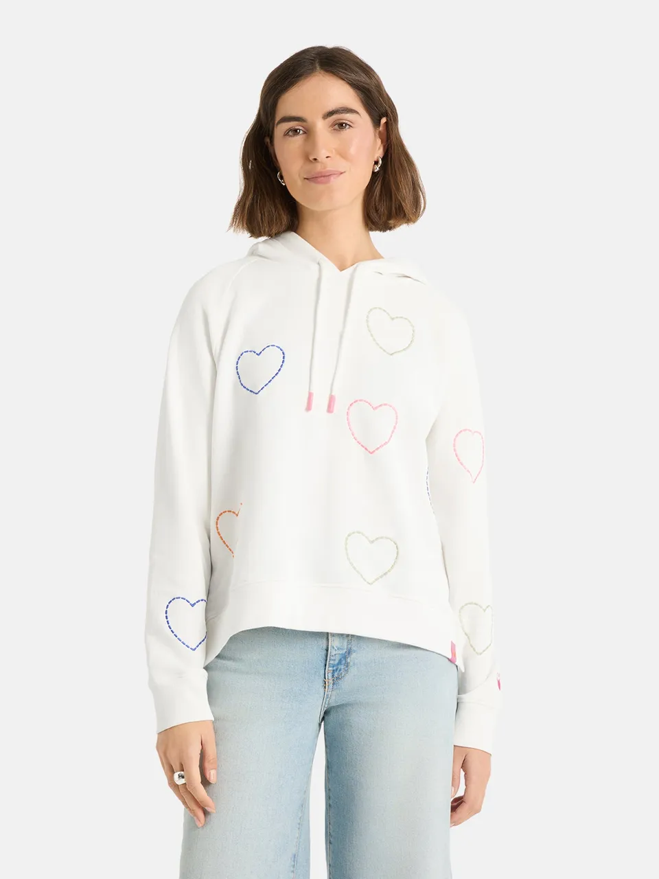Lieblingsstück AirL Hoodie aus Baumwollmix offwhite