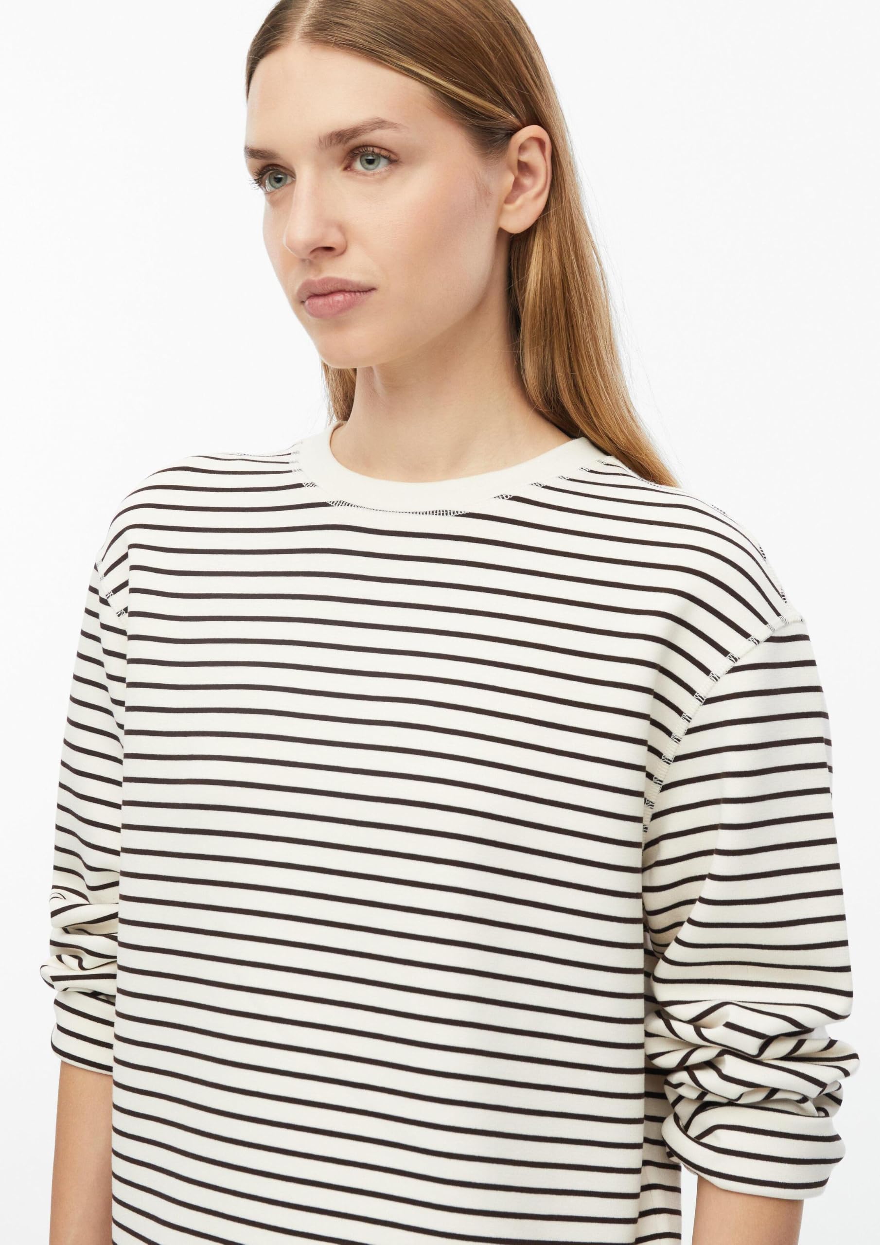 s.Oliver RED LABEL Scuba-Sweatshirt Ringel Relaxed Fit
