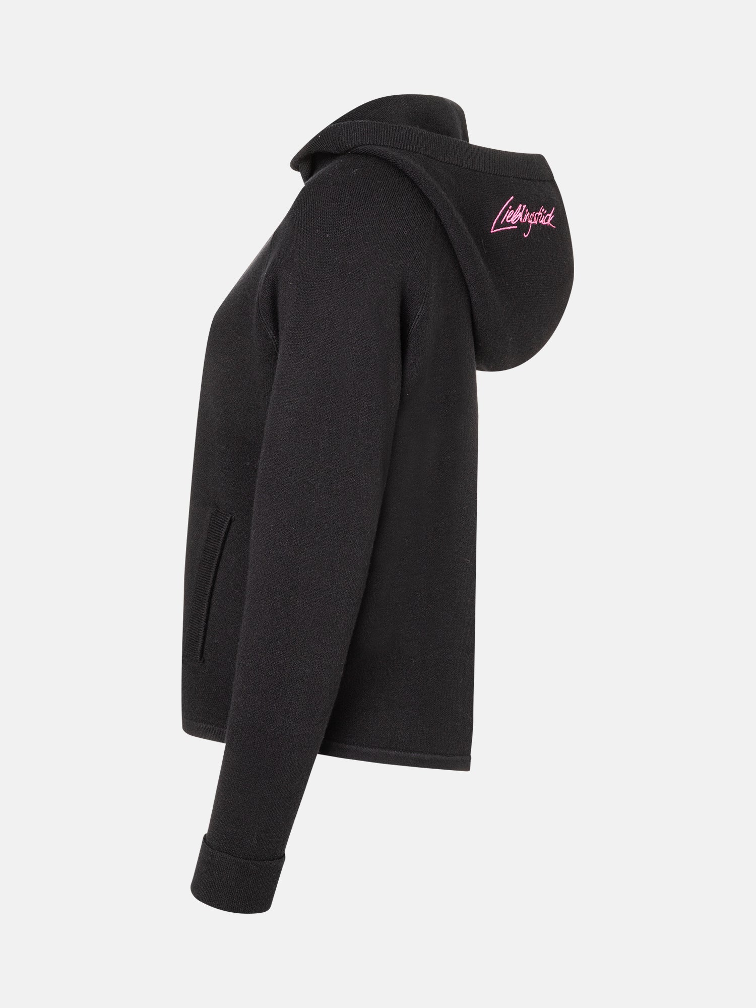 Lieblingsstück YariaL Jacke schwarz Viskosemix Kapuze