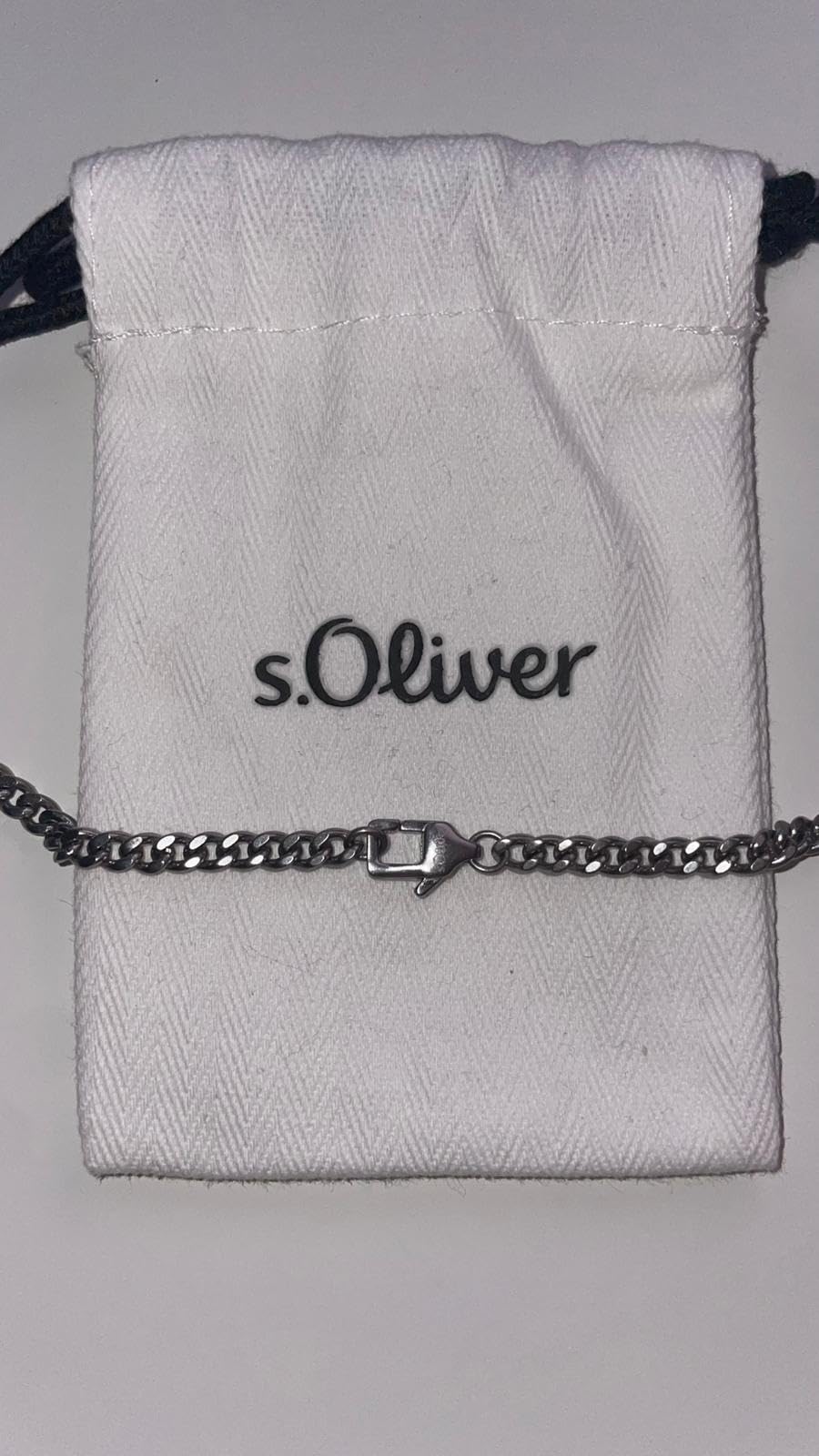 s.Oliver Basic Herren Halskette Gold Edelstahl