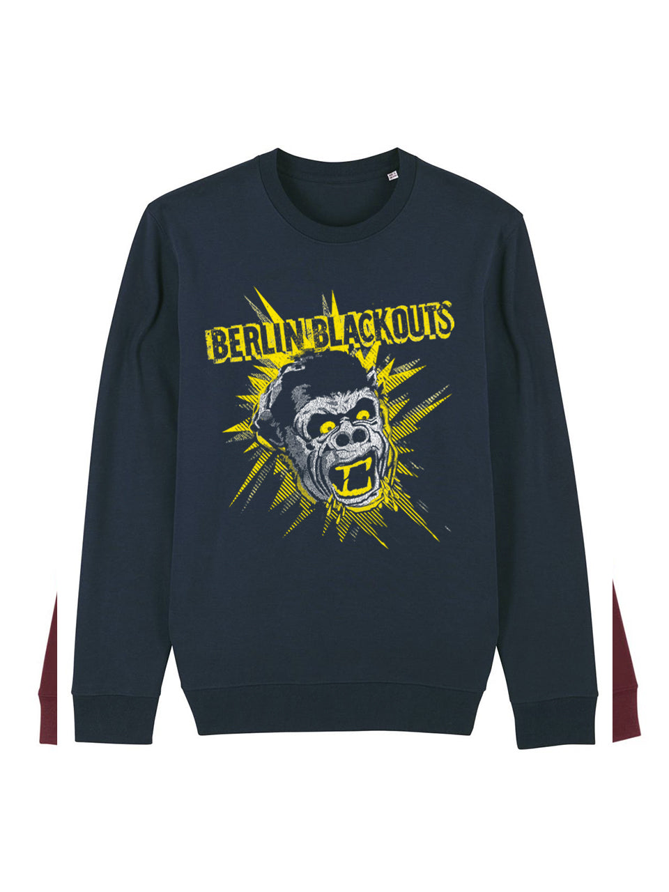 dna merch Berlin Blackouts Mad Gorilla Pullover Schwarz