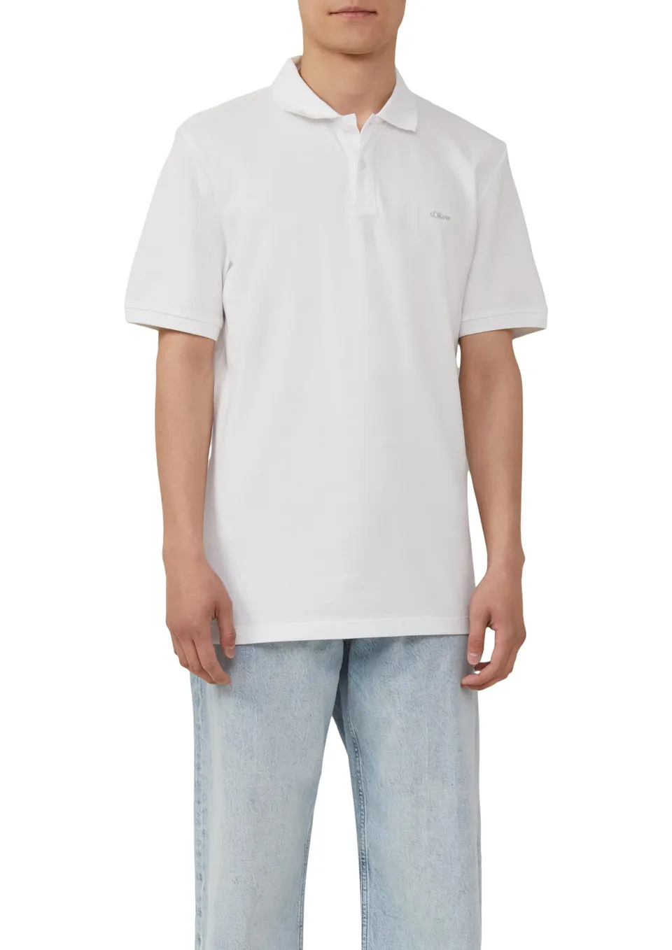 s.Oliver Junior Poloshirt aus Baumwollpiqué kurzarm Baumwolle