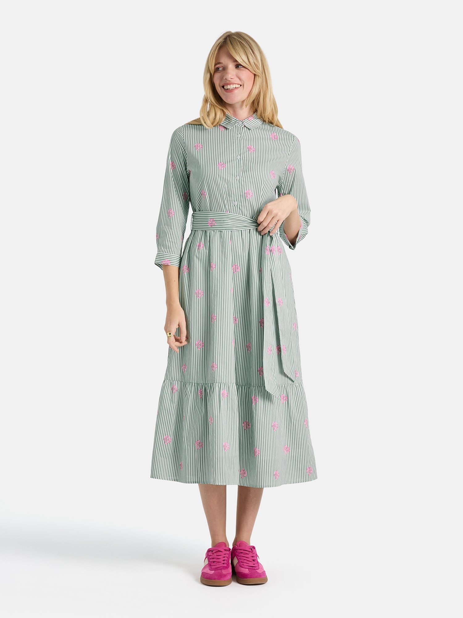 Lieblingsstück RolaL Hemdkleid Baumwolle pearl