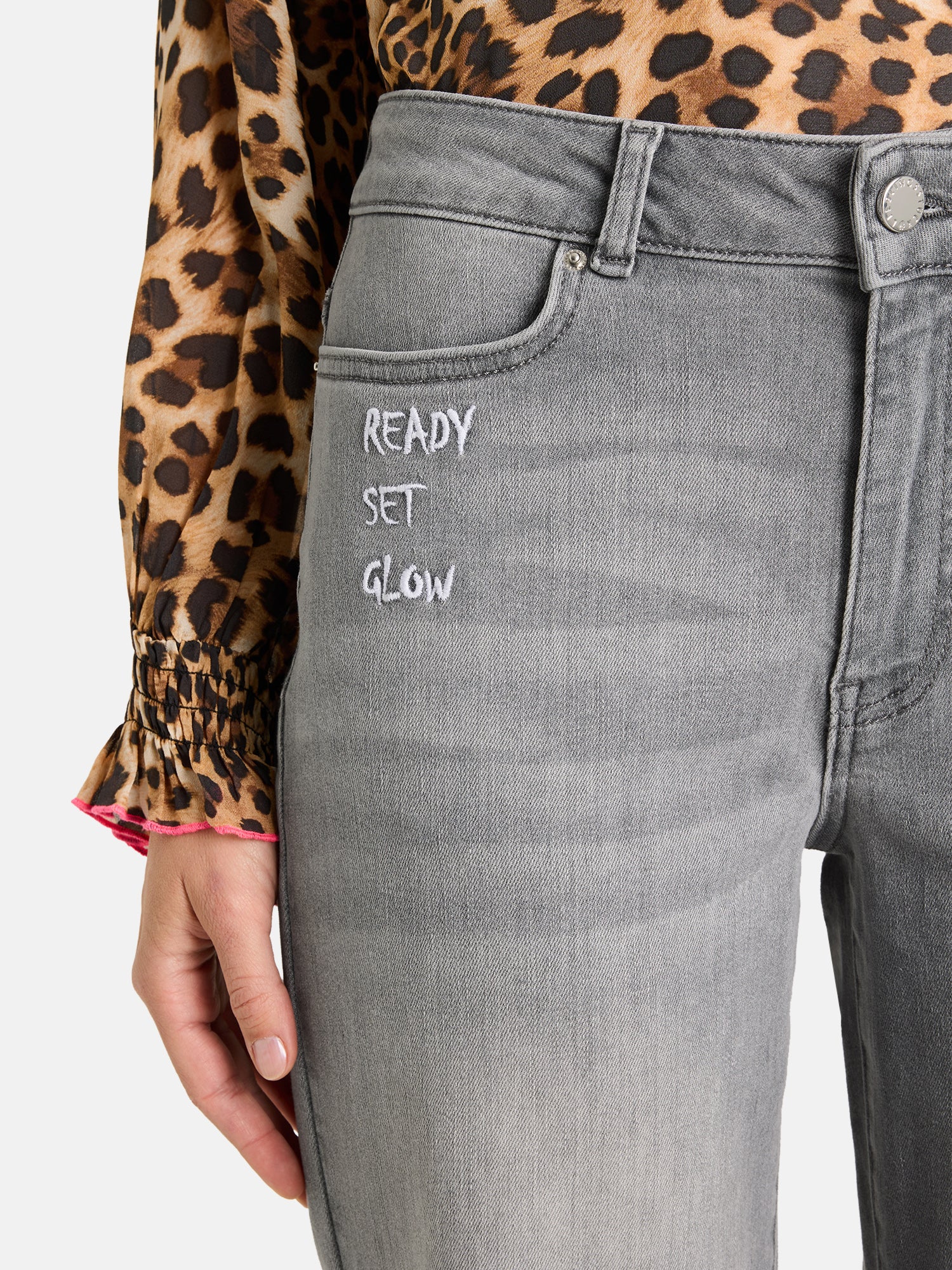 Lieblingsstück Jeanshose stone mit Elasthan Stretch