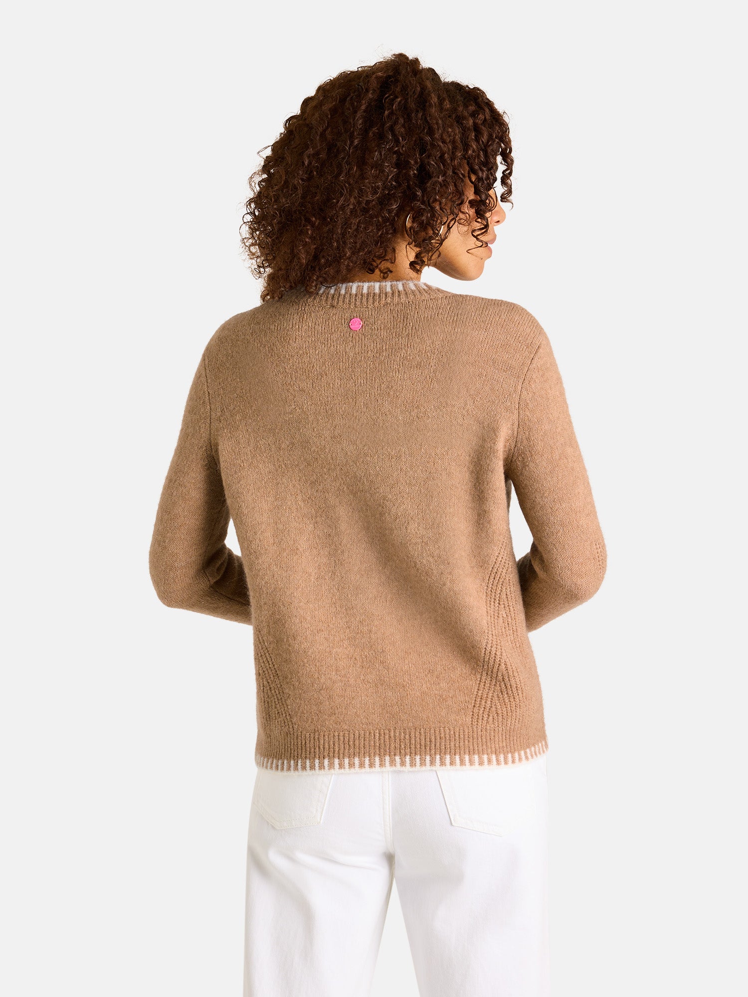 Lieblingsstück AshlayL Strickjacke beige Alpakamix