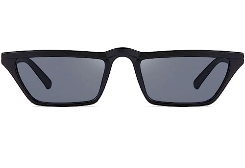 BEZLIT Cat Eye Sonnenbrille Schwarz Retro rechteckig