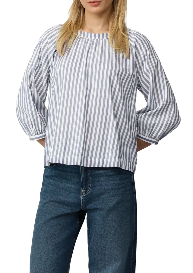 s.Oliver Streifenbluse Damen Carmen sandstein 38