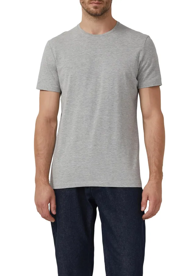 s.Oliver RED LABEL T-Shirt Herren L Schwarz Baumwolle