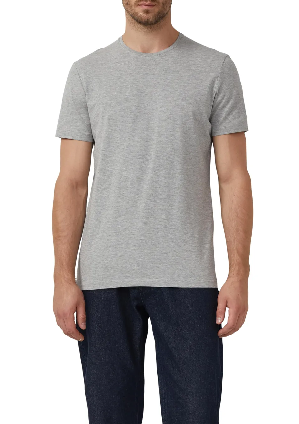 s.Oliver RED LABEL T-Shirt Herren L Schwarz Baumwolle