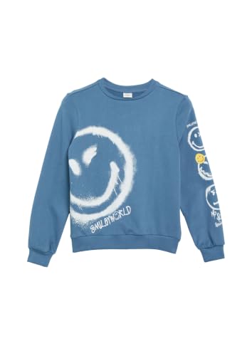s.Oliver Junior 2183558 Sweatshirt blau 146-152 Smiley