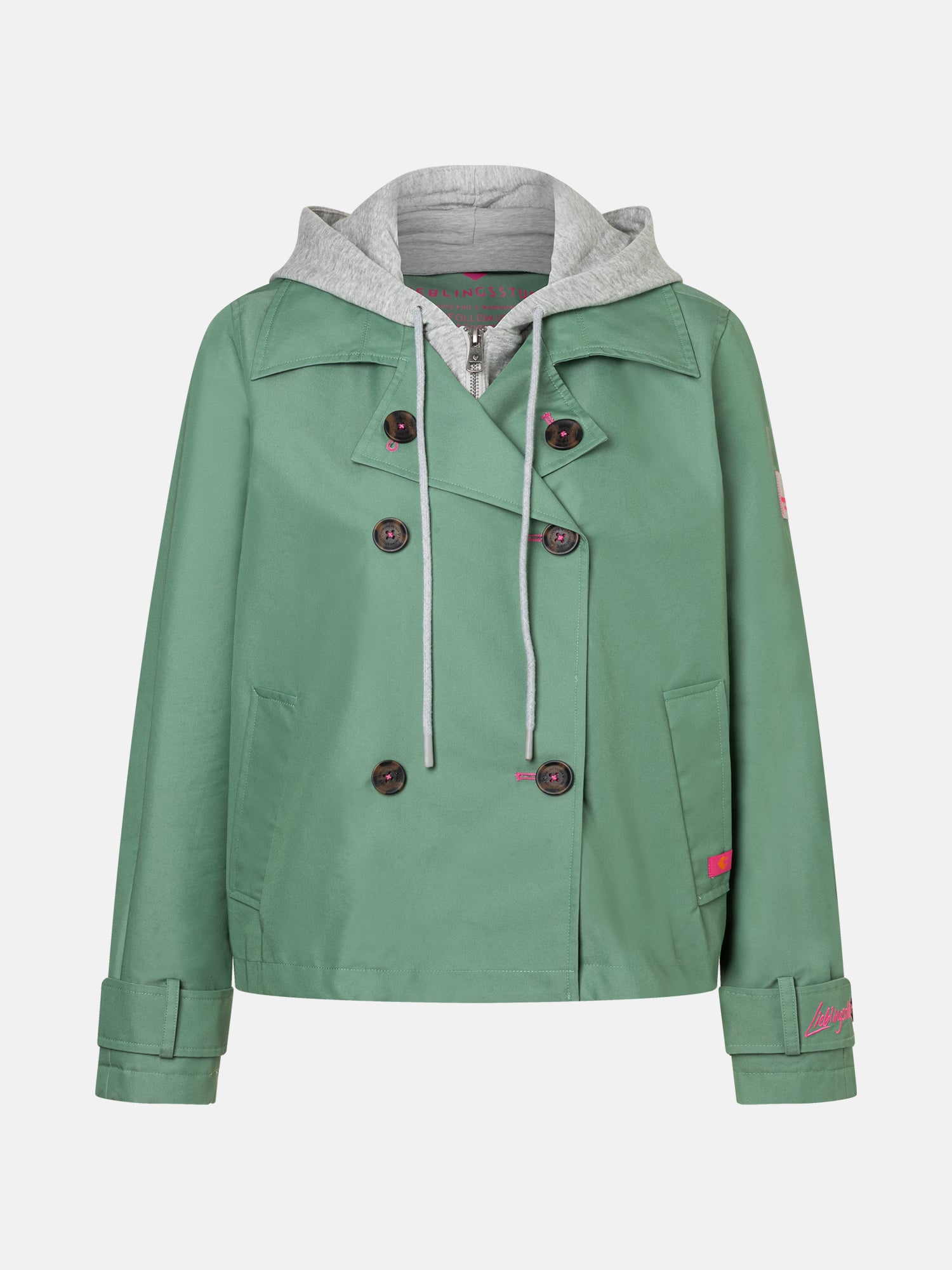 Lieblingsstück JeanL Jacke garden green aus Baumwollmix