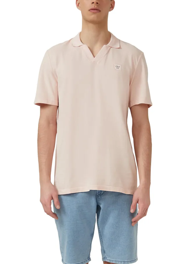 s.Oliver Junior Poloshirt Baumwoll-Piqué Garment Dye