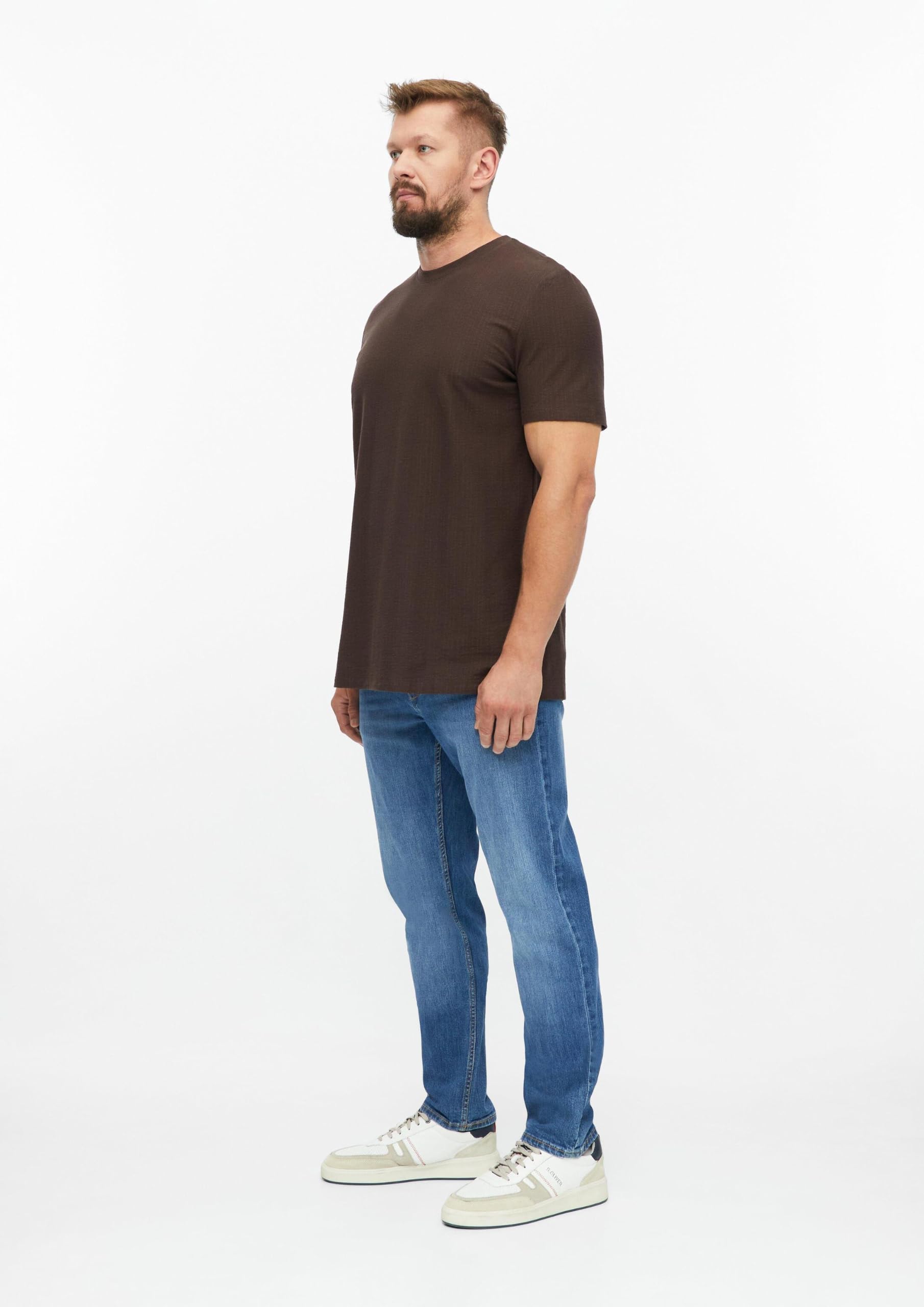 s.Oliver Junior T-Shirt Rippstruktur Relaxed Fit Tall Size XL