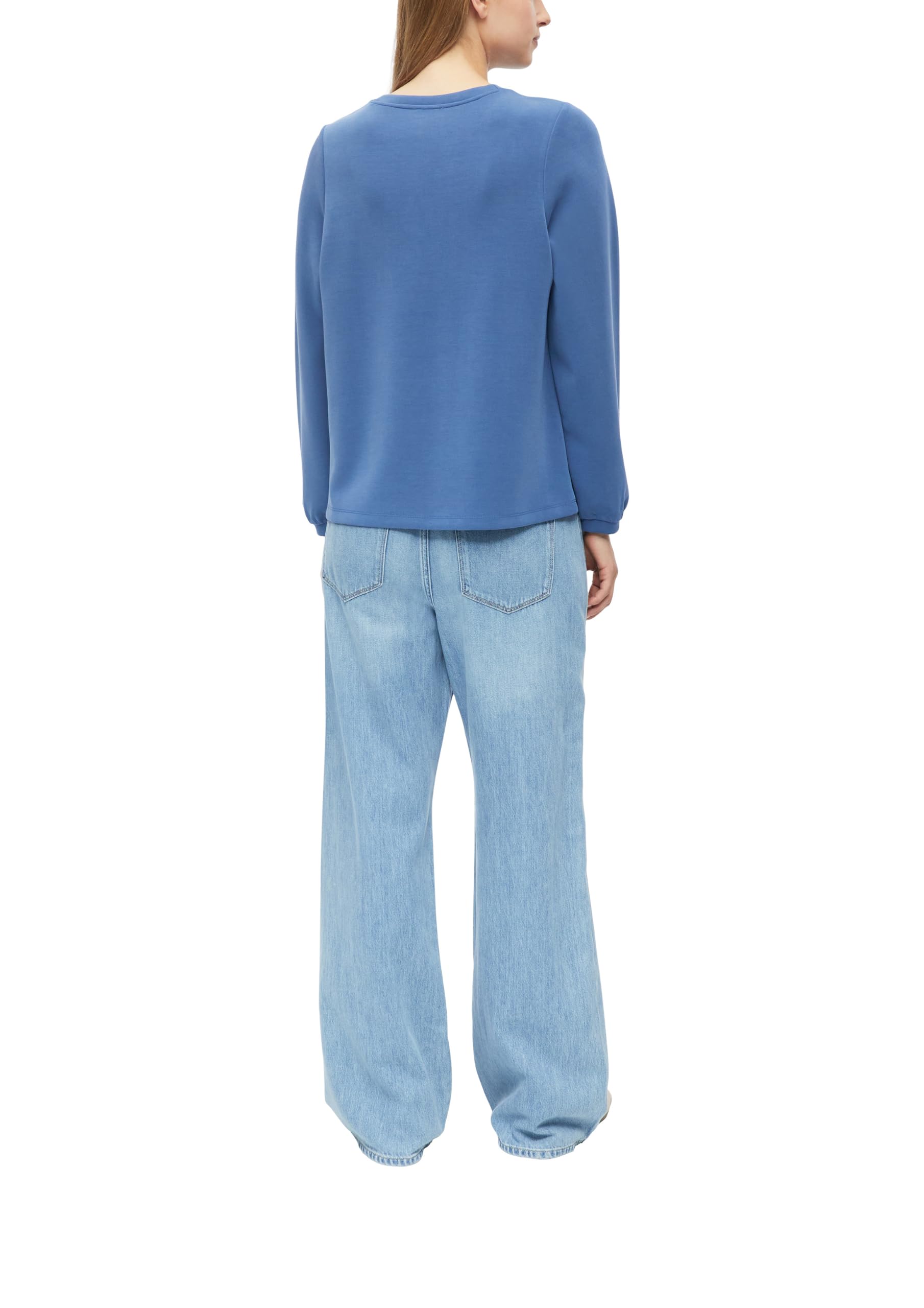 s.Oliver RED LABEL Scuba-Sweatshirt weiter Arm Gr.36 Damen