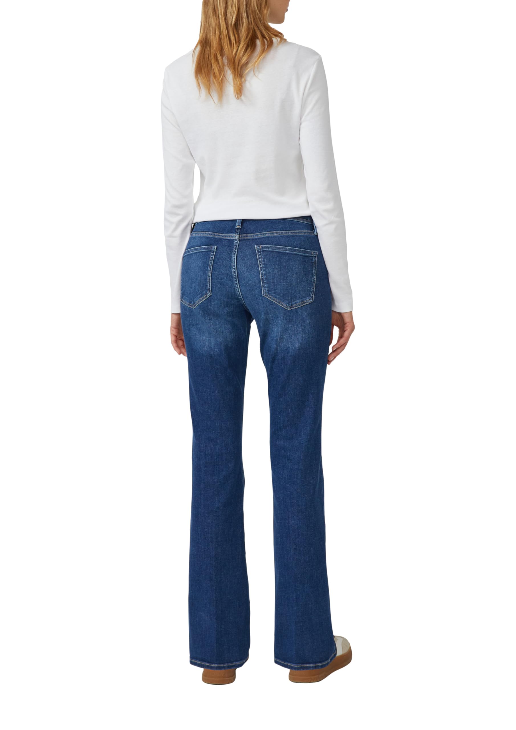 s.Oliver Beverly Mid Rise Bootcut Jeans 46W/32L blau